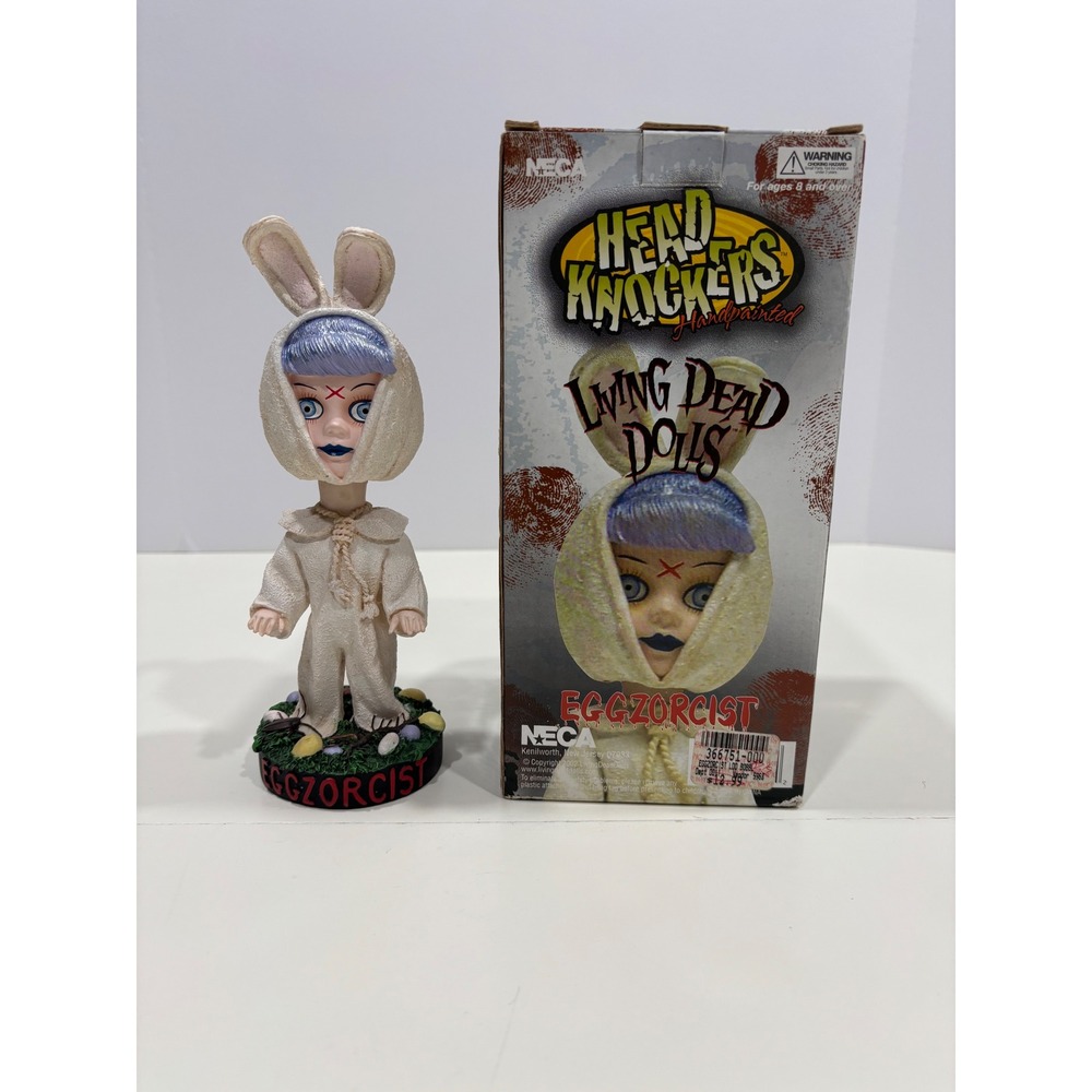 NECA Head Knockers Living Dead Dolls Eggzorcist Bobblehead Figure with Box